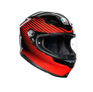 Prilba AGV K6 RUSH Black/Red